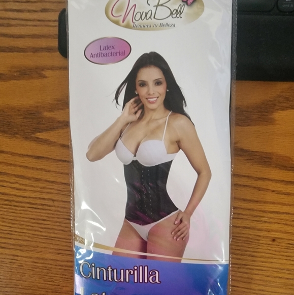 NEW NOVAbell Waist Trainer - 3 rows of hooks, Latex, 11-Hooks Bust to Hips - Picture 7 of 16